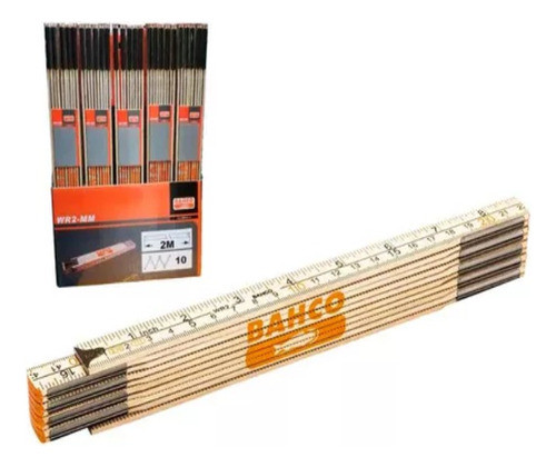 Metro Plegable De Madera 2mts Pf 0
