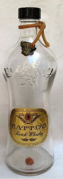 Botella Whisky Catto's - 1/2 Litro Muy Rara Ideal Colección 0