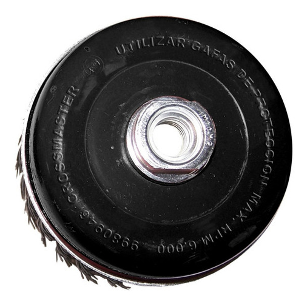 Cepillo Copa De Alambre Trenzado 120 Mm Crossmaster Calidad 0