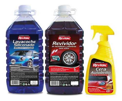 Shampoo Azul Revividor Cera Autobrillo   Revigal 0