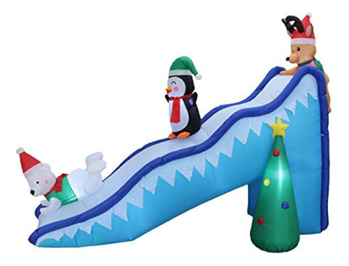 Bzb Goods - Árbol De Navidad Hinchable Con Forma De Pingüino 0