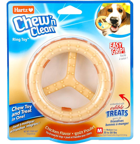 Hartz Chew N Clean Chew Chew Toy And Treat En Un Juguete Par 0