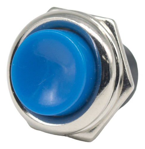 6 Pulsadores Redondo Normal Cerrado 2a Azul (push Off) 0