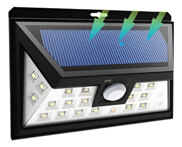 24 Sensor De Movimiento Led Energía Solar Al Aire Libre Impe 0