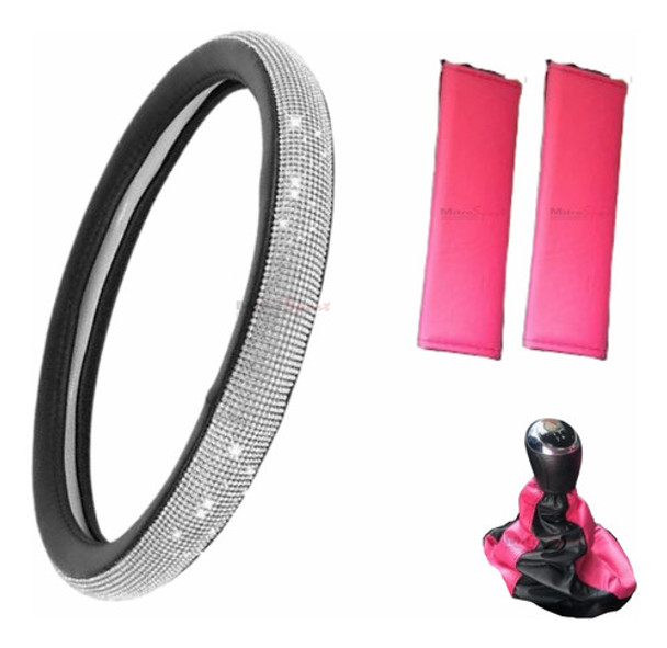 Cubre Volante Brillo Plata/ Negro+ C/ Cint.+ C/palanca Mujer 0 Cubre Volante Brillo Plata/ Negro+ C/ Cint.+ C/palanca Mujer 0