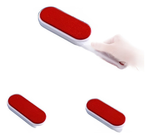 Escova Tira Pêlos Bolinha De Roupa Carpete Sofa Com Cabo 0