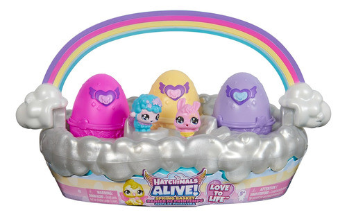 Juego De Pascua Hatchimals Vivo Con 6 Figuras Mini Y 3 Huevo 0