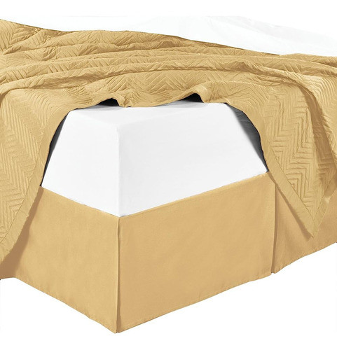 Sheetsnthings Faldas De Cama De Microfibra (caída De 14 PuLG 0