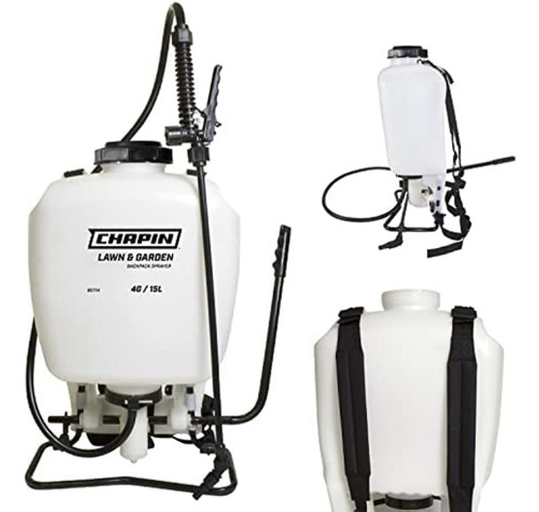 Chapin 60114 Pulverizador De Mochila De Polietileno De 4 Gal 0