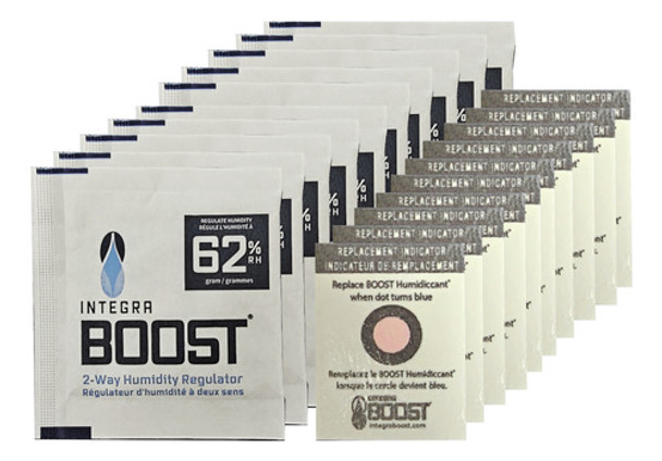 Pack X15 Integra 62% 4gr Regulador Control Humedad Indicador 0