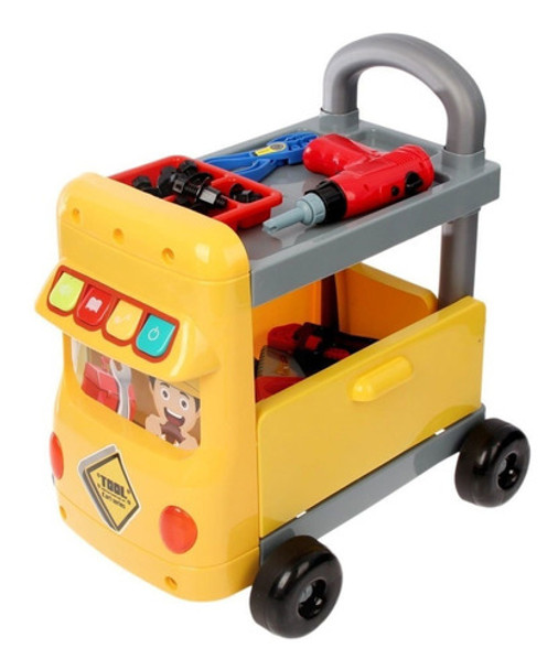 Set Herramientas Forma De Camion 38 Piezas Con Luz Y Musica 0