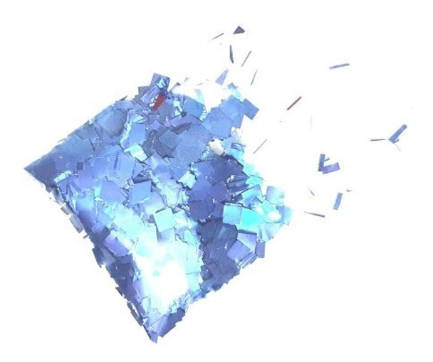 Confetes P/ Balão Bubble Mini Picadinho 30g Azul Escuro. 0