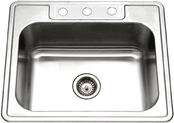 Bacha De Cocina Houzer 2522-8bs3 Acero Inoxidable 0