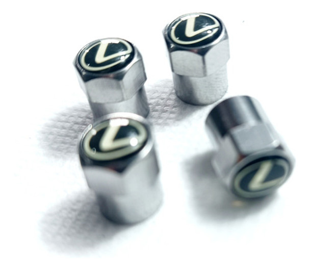 Juego 4 Emblemas Insignias Lexus Tapa De Valvula 0