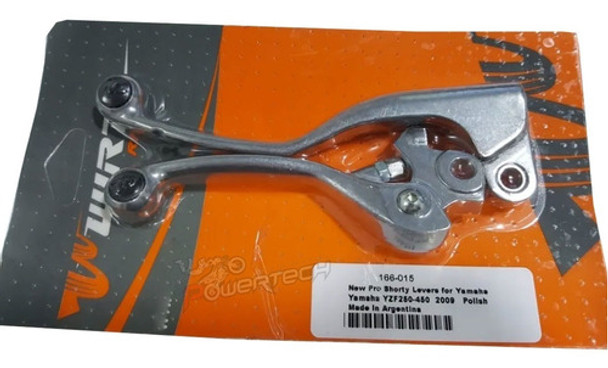 Manija Embrague Freno Wirtz Short Yzf 250 450 09 - 17 Kxf - Powertech Motos 0