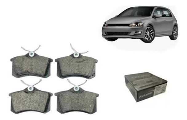 Pastillas De Freno Para Vw Golf 1.6 Trasero 0