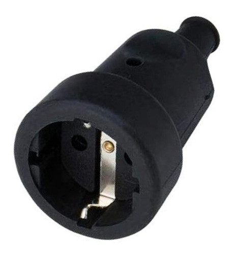 Ficha Hembra Schuko Negro Goma Contactum 0