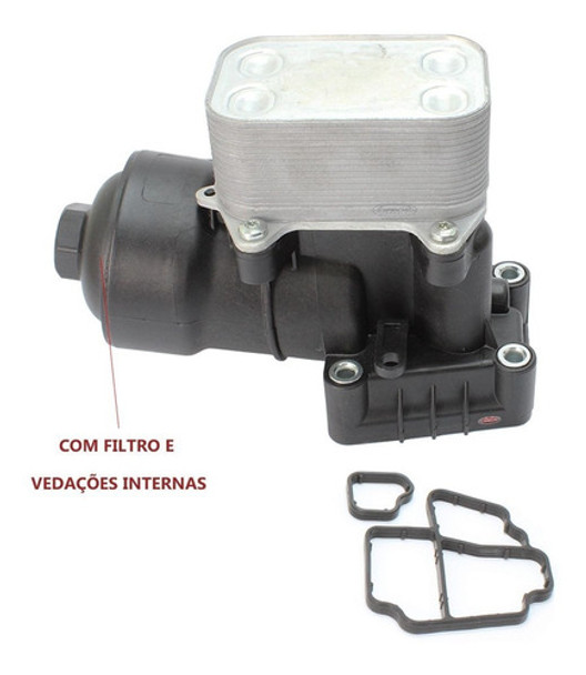 Resfriador Oleo +suporte Filtro Amarok 2.0 Tdi 2010-2015 0 Resfriador Oleo +suporte Filtro Amarok 2.0 Tdi 2010-2015 0