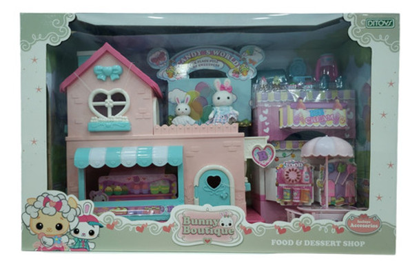 Bunny Boutique Food & Dessert Shop Con Accesorios Ditoys 0