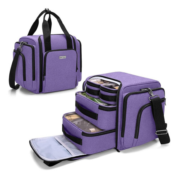 Bafaso Travel Makeup Bag Con 4 Bolsas Extraíbles Interiores, 0