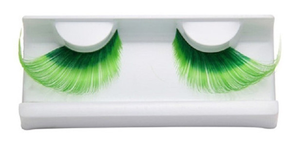 Pestañas Postizas Artísticas Fantasía Green 4581 Eyelashes 0
