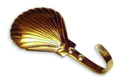 Gancho Percha  Bronce   Shell       100mm.   Ab Brass 0