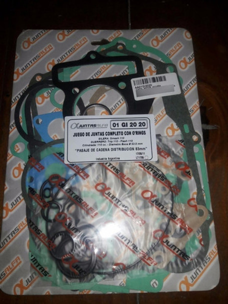 Juego Junta Guerrero Flash 110 Motor Completo-2r 0