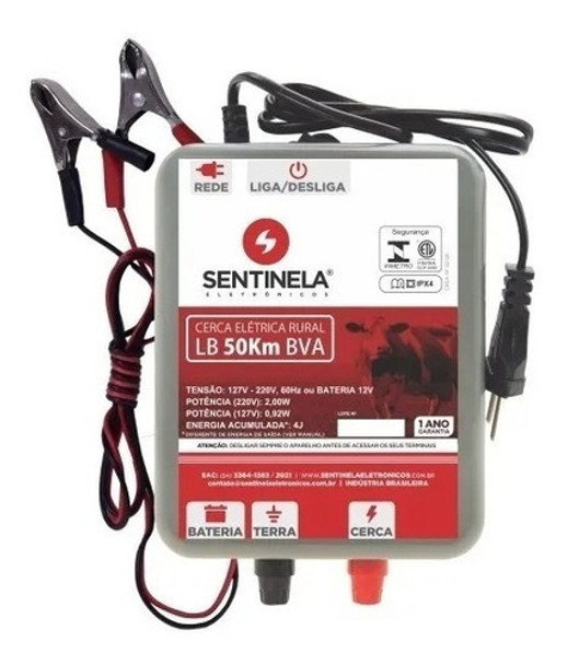Electrificador Rural Sentinella 50km 4j 0