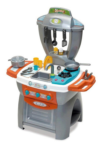 Cocina Juguete Maxi Chef Plateada Rondi 0