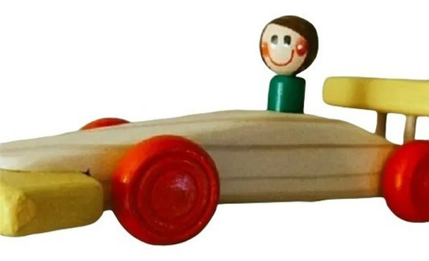 Auto Fórmula 1 Madera Motricidad Juego Simbölico Estimulació 0