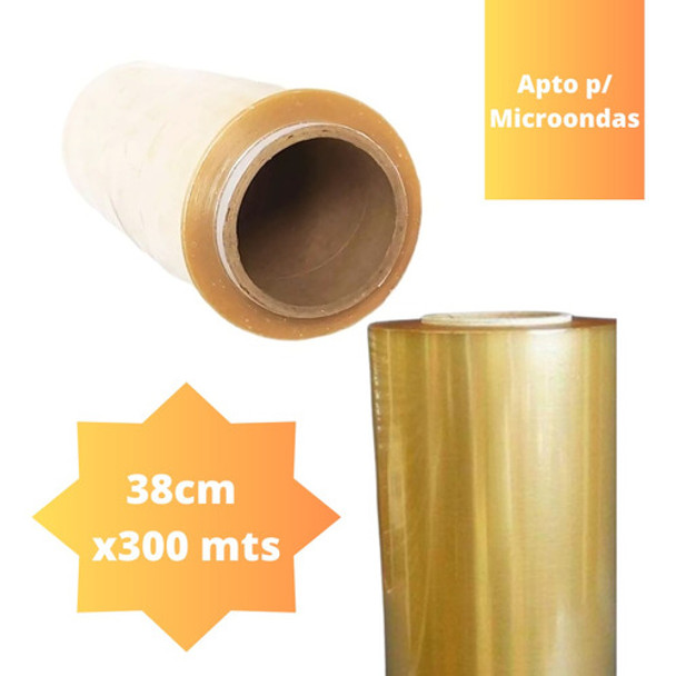 Papel Film Cocina  Adherente Rollo 300mt Comidas/gastronomía 0