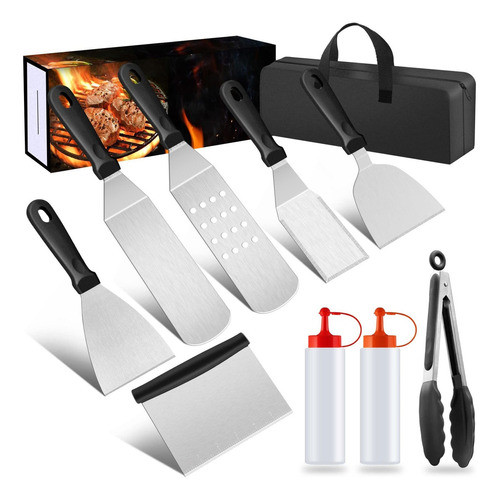 Kit De Accesorios Para Parrilla De 9 Piezas, Herramientas E. 0