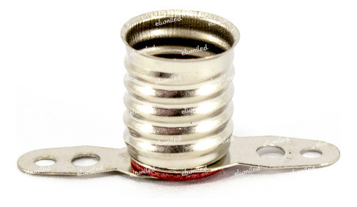 2 Portafocos Porta Lampara Linterna A Rosca  E10 0