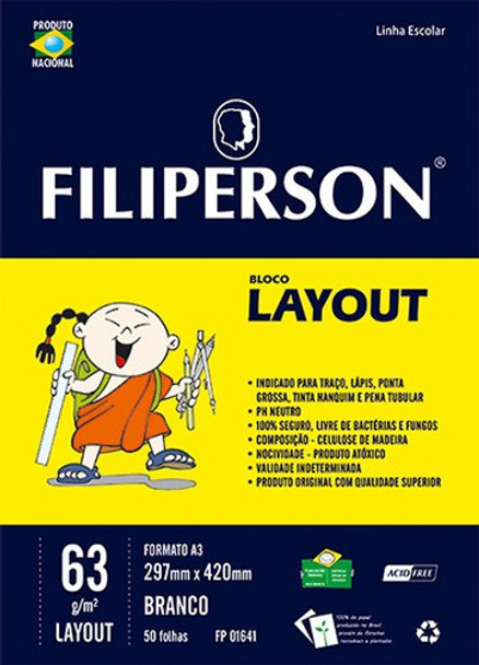 Bloco Layout Filiperson A3 63gr 50fl 0