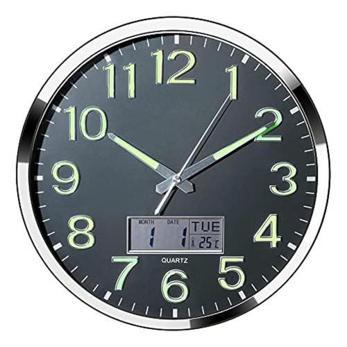 Reloj De Pared Luminoso - 14 ?? Relojes De Pared Extragrande 0