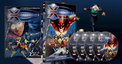 Dvd X Men Evolution Série Completa Dublado 52 Episódios 0