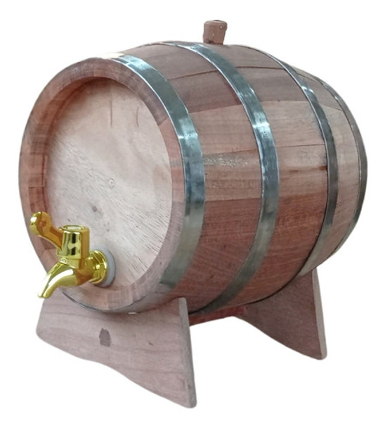 Barril De Carvalho De 3 Litros - Torneira Luxo 0