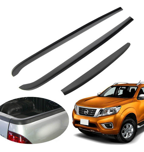 Kit Protetor Borda Caçamba 3 Peças Frontier 2017 A 2022 0