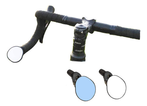 Hafny Espejo De Bicicleta Con Barra De Caída, Hd, A Prueba. 0