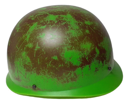Antiguo Juguete Casco De Guerra De Plástico 21 Cm Dm 0