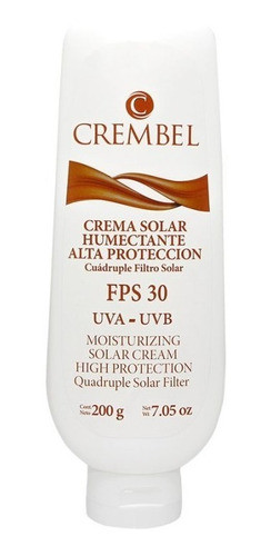 Protector Solar Fps 30 Crembel Factor 30 0