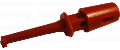 Pack 7x Clip Prueba Rojo Para Multímetro 0