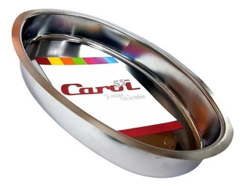 Fuente Legumbrera Ovalada Profunda Acero Inox. Carol 33 Cm- 0
