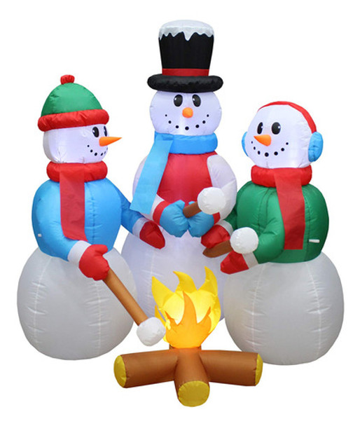 Muneco De Nieve Inflable De 5 Pies De Alto, Muneco De Nieve, 0