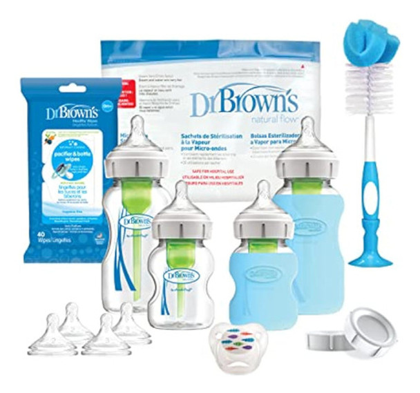 Dr. Brown's Opciones + Juego De Biberones De 0 Dr. Brown's Opciones + Juego De Biberones De 0