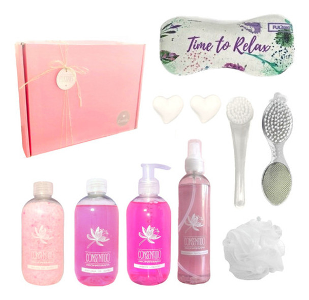 Set Kit Caja Regalo Empresarial Box Aroma Rosas Spa Zen N09 0 Set Kit Caja Regalo Empresarial Box Aroma Rosas Spa Zen N09 0