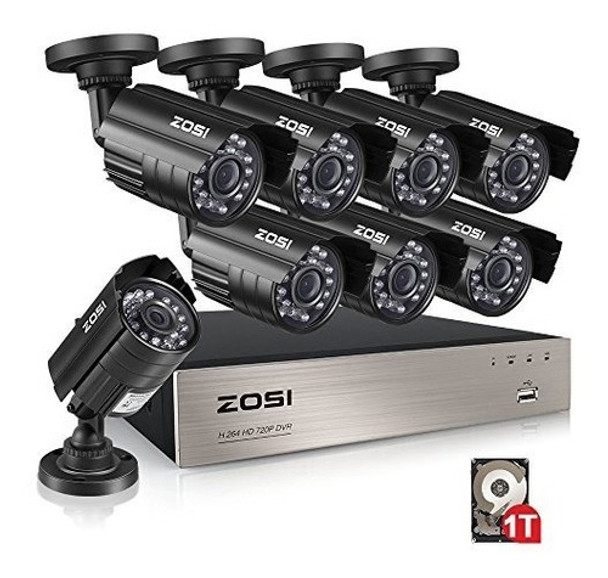 Zosi 8 Channel 1080n Hd Video Security System Cctv Dvr 0