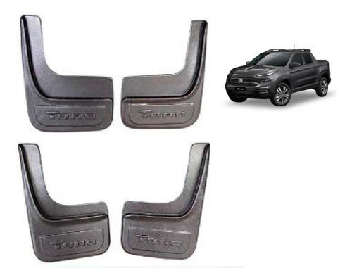 Barreros Fiat Toro 4 Piezas 0