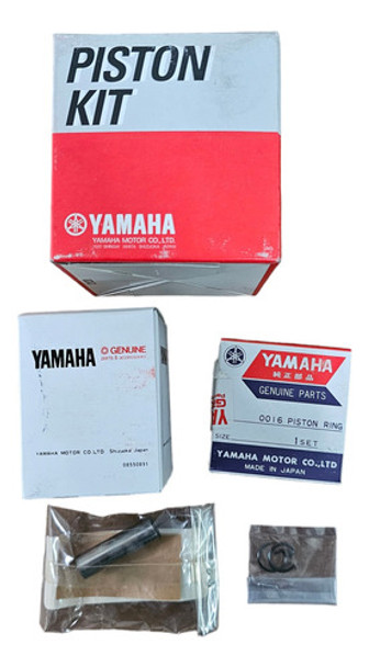 Kit De Piston Medida 0.75 Mm Yamaha V80 Original 0