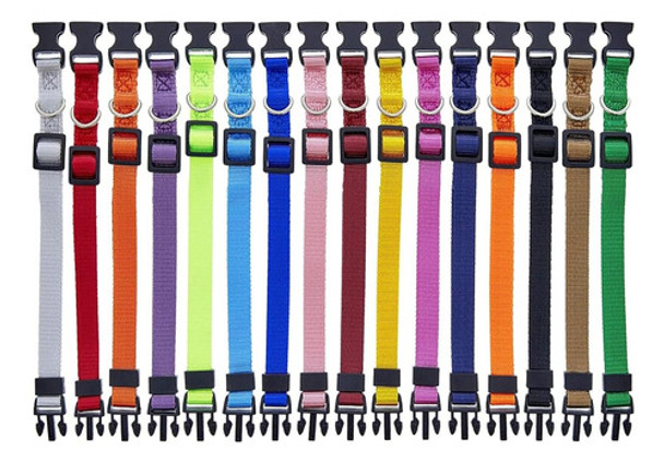 Paquete De 16 Collares Puppy Snap Id Para Perros Pequeños Y 0